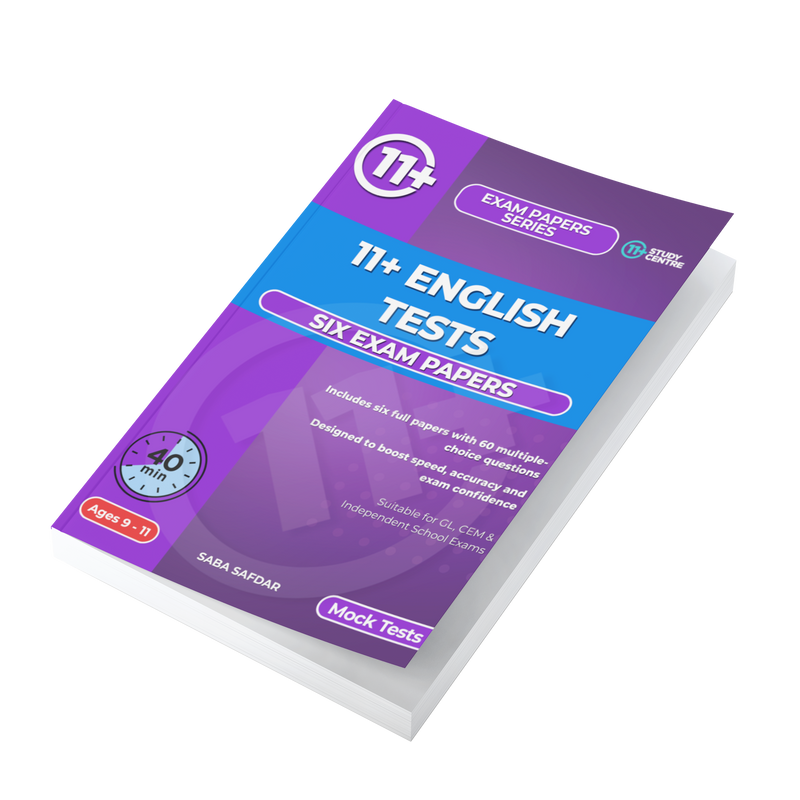 11+ English Practice Papers - 6 Multiple Choice Tests