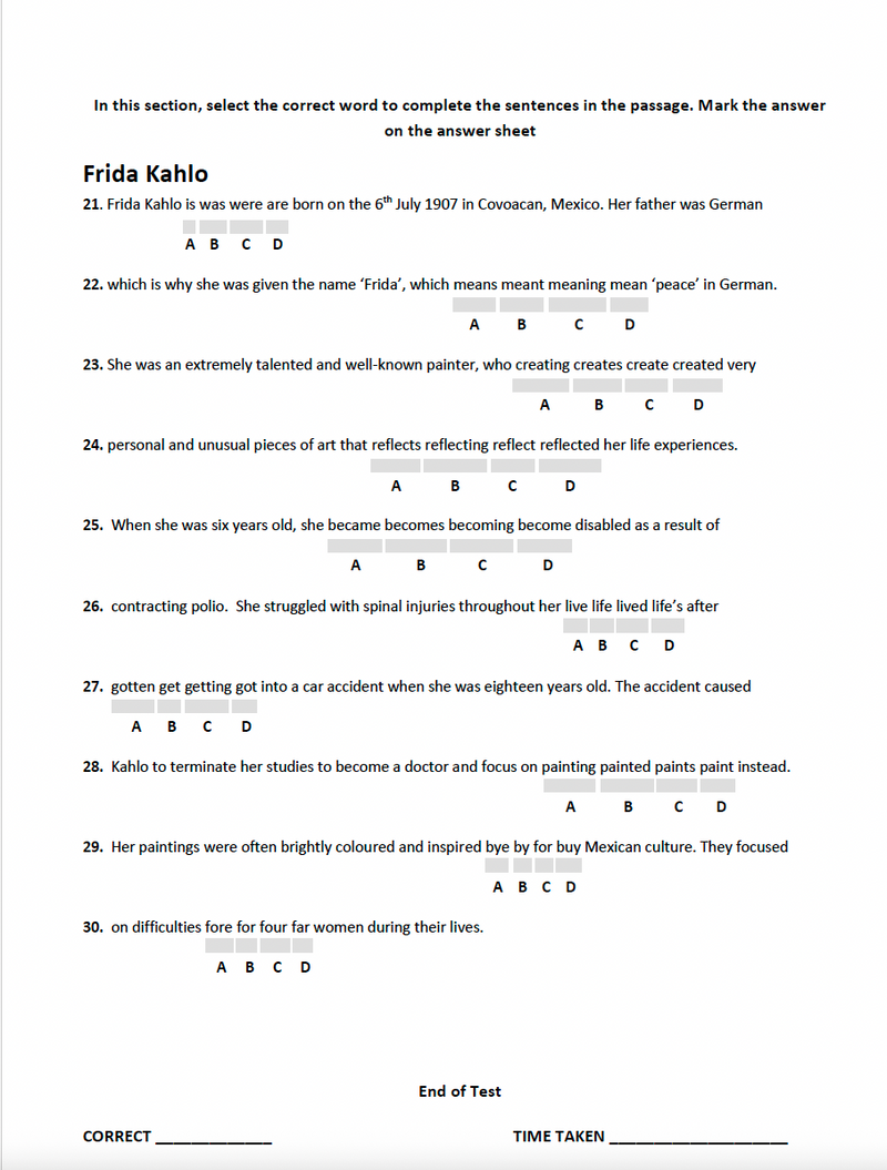 11 Plus Spelling, Punctuation and Grammar Tests3