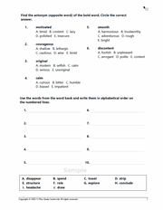 11+ Vocabulary Booster Book 1 - sample page 6