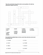 11+ Vocabulary Booster Book 1 - sample page 8