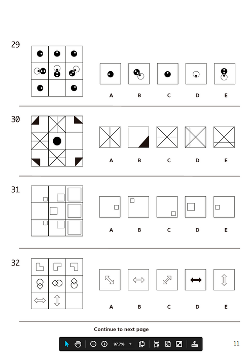 11 Plus Non Verbal reasoning test with answers pdf