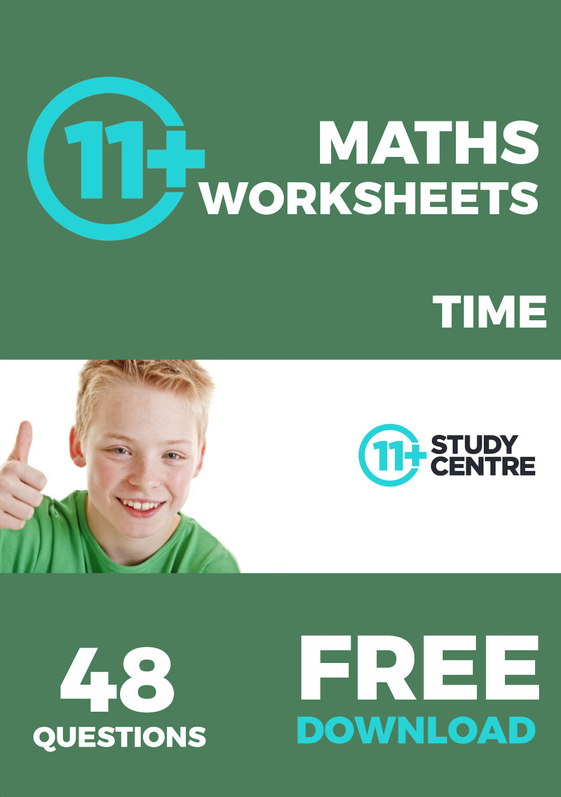 11 Plus Time Worksheets PDF FREE