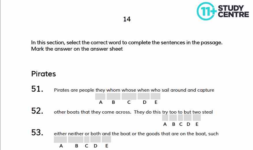 11 Plus English Test Papers PDF